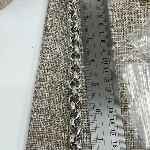 Vintage Milor Italy Epiphany 925 Sterling Silver Chain Bracelet - Picture 10 of 14